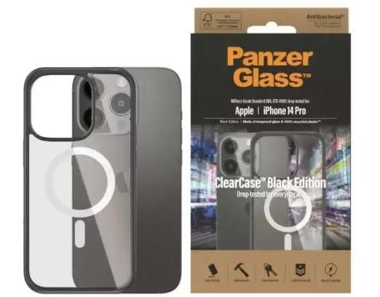 PanzerGlass ClearCase MagSafe voor iPhone 14 Pro 6,1" Antibacterieel