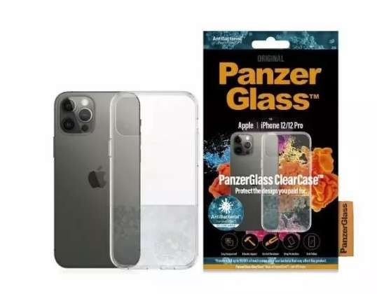 PanzerGlass ClearCase pentru iPhone 12/12 Pro 6,1" Clea antibacterian