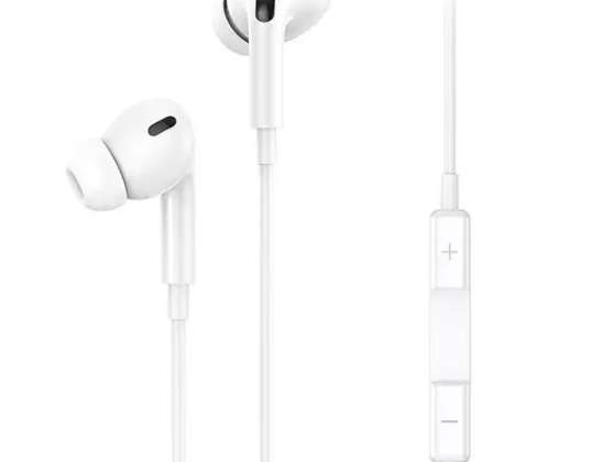 USAMS Stereo Headphones EP-41 USB-C white/white SJ452HS01