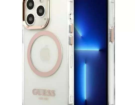 Lieta Guess GUHMP13LHTRMD Apple iPhone 13 Pro / 13 6,1" zelts/zelts h