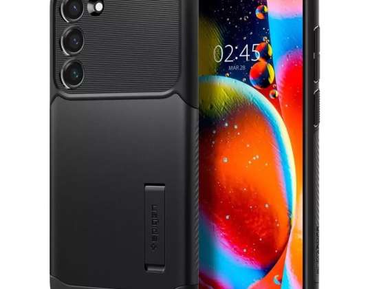 Tenké pancierové puzdro Spigen pre Samsung Galaxy S23 Čierne