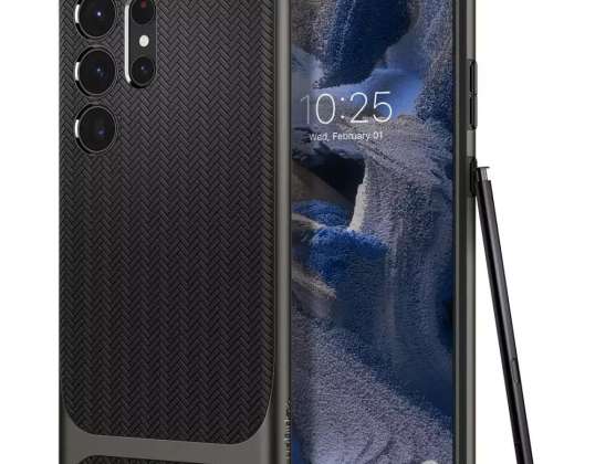 Samsung Galaxy S23 Ultra Gunmetal için Spigen Neo Hybrid Koruyucu Kılıf