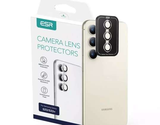 Osłona Aparatu ESR kameru aizsargs Galaxy S23 / S23+ Plus Silver