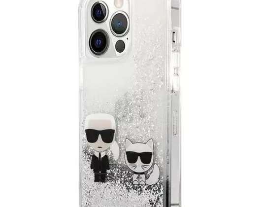 Karlo Lagerfeldo dėklas KLHCP13XGKCS, skirtas iPhone 13 Pro Max 6,7 colio kietasis dėklas Li