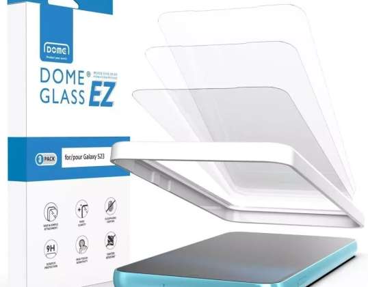 Whitestone EZ Glass 3-pack for Samsung Galaxy S23+ Plus