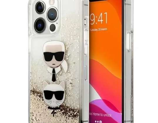 Karl Lagerfeld KLHCP13LKICGLD Protective Phone Case for Apple iPhone