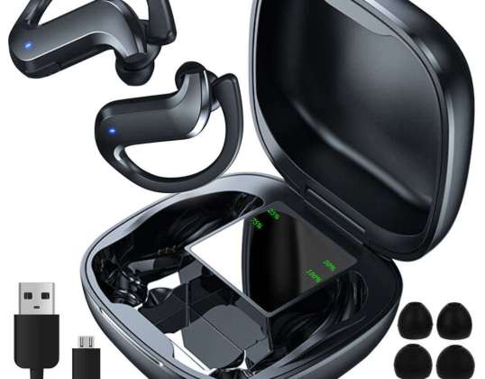 Brezžične slušalke Bluetooth 5.0 In-ear z polnilno kovčkom Powe