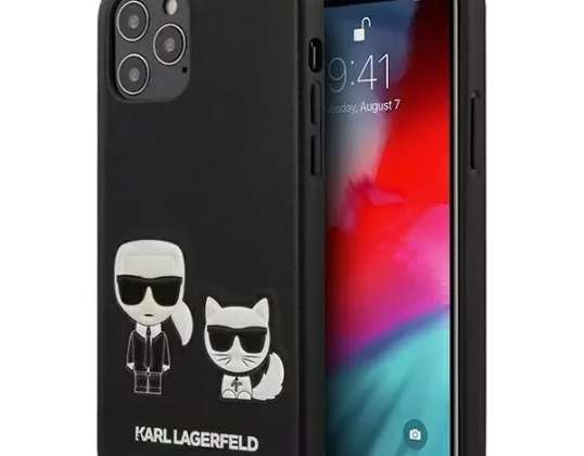 Karl Lagerfeld KLHCP12MPCUSKCBK Ochranné puzdro na telefón pre Apple iPho