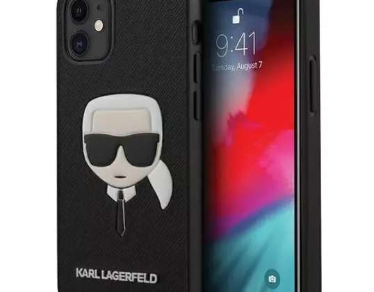 Karl Lagerfeld KLHCP12MSAKHBK Schutzhülle für Apple iPhone