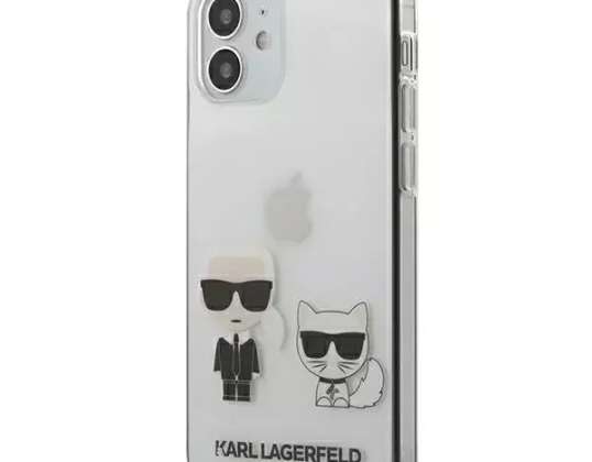 Puzdro Karl Lagerfeld KLHCP12SCKTR pre iPhone 12 mini 5,4" pevné puzdro Trans