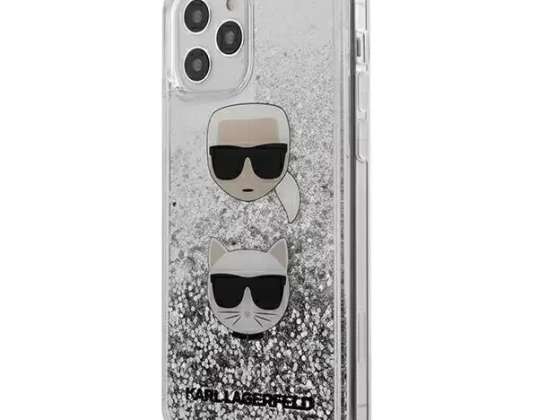Case Karl Lagerfeld KLHCP12LKCGLSL voor iPhone 12 Pro Max 6,7" Liquid Gl