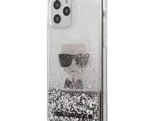 Dėklas Karl Lagerfeld KLHCP12LGLIKSL, skirtas iPhone 12 Pro Max 6,7 colio kietasis dėklas