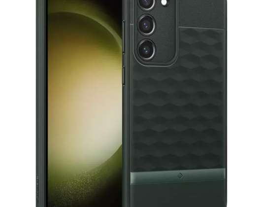 Caseology Parallax voor Samsung Galaxy S23 Midnight Green