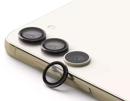 Ringke Frame Glass Camera Cover pentru Samsung Galaxy S23 / S23+ Plus Bl