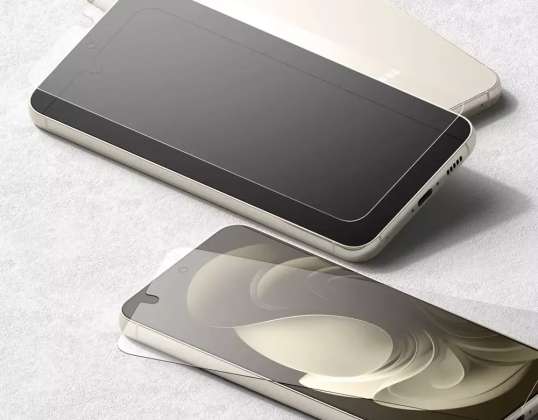 Kaljeno steklo Ringke TG 2-pakiranje Galaxy S23 Clear