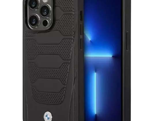 Coque de téléphone BMW BMHMP14L22RPSK pour Apple iPhone 14 Pro 6,1 » noir/