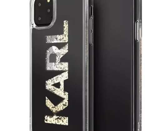 Karl Lagerfeld KLHCN65KAGBK iPhone 11 Pro Max μαύρο/μαύρο Karl G λογότυπο