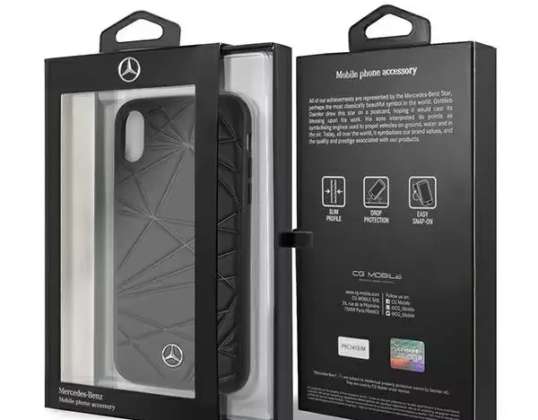 Mercedes MEPERHCI61QGLBK Case per iPhone Xr hardcase Twister