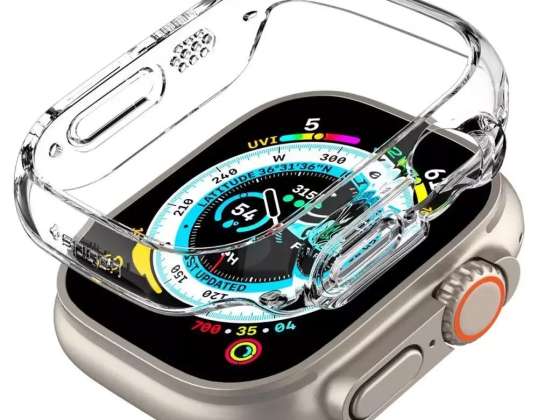 Spigen tanko prianjajuće zaštitno kućište za Apple Watch Ultra kristalno jasno 49 mm