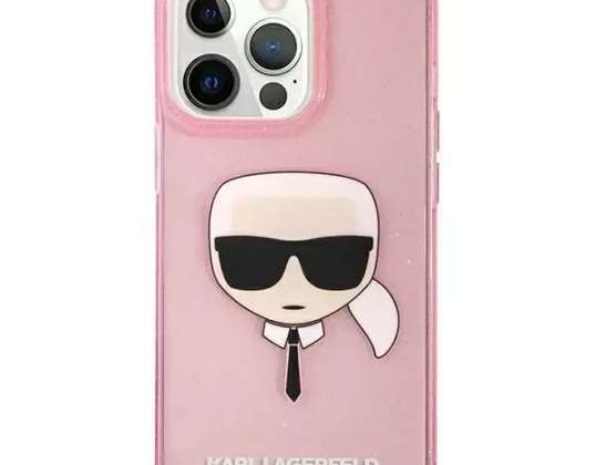 Karl Lagerfeld KLHCP13XKHTUGLP iPhone 13 Pro Max 6,7" estuche rígido Glitter