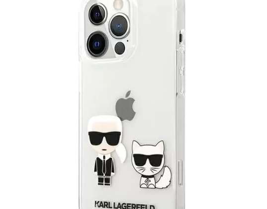 Karlo Lagerfeldo dėklas KLHCP13XCKTR, skirtas iPhone 13 Pro Max 6,7 colio kietasis dėklas Ka