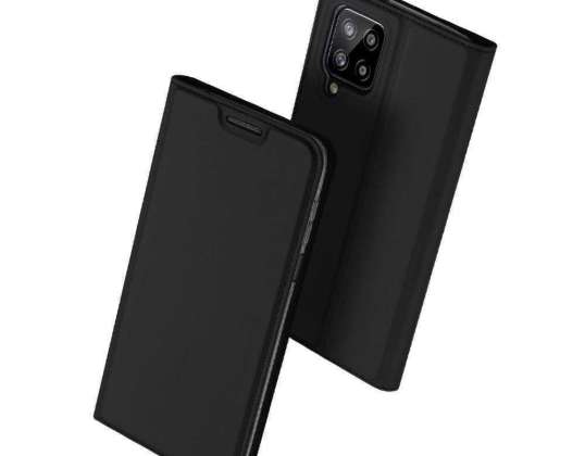 DuxDucis SkinPro Wallet Case für Samsung Galaxy A22 / M22 4G/LTE Schwarz