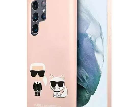 Karl Lagerfeld KLHCS22LSSKCI S22 Ultra S908 Hardcase hellrosa/hell