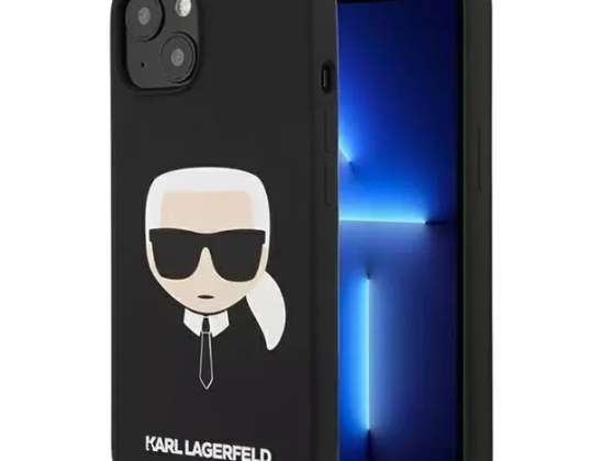 Karl Lagerfeld KLHCP13MSLKHBK iPhone 13 6,1" schwarz/schwarz Hardcase Sil