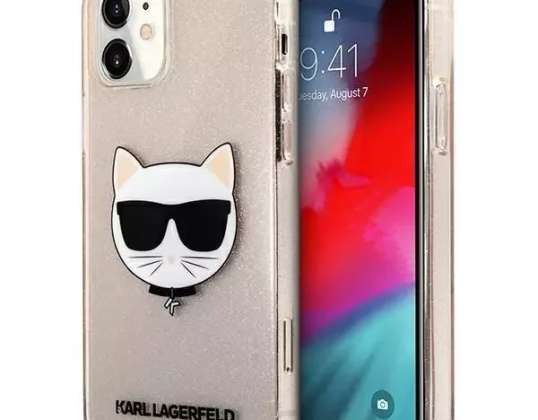 Karl Lagerfeld KLHCP12SCHTUGLGO iPhone 12 mini 5,4" kulta/kulta hardcas