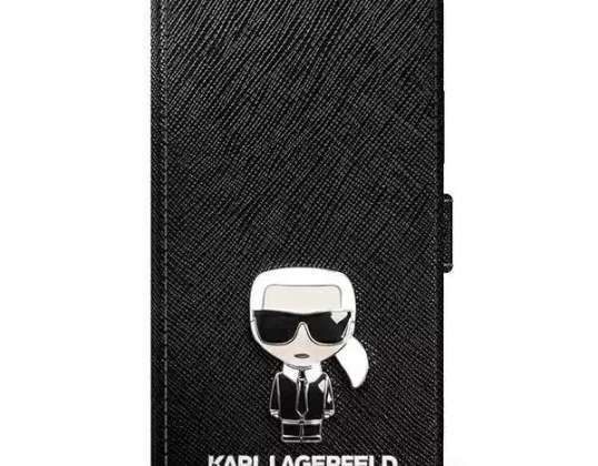 Karl Lagerfeld KLFLBKP12MIKMSBK iPhone 12/12 Pro 6,1" schwarz/schwarz boo