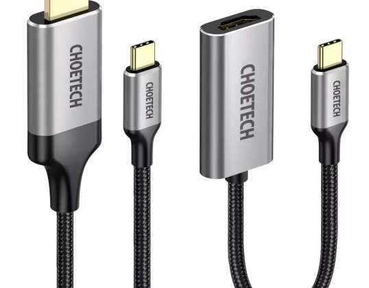 Choetech-sovitinsarja HUB USB Type C - HDMI 2.0 (3840 x 2160 @ 6