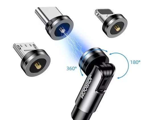 Joyroom 3in1 Magnetic Cable USB - Lightning / USB Type C / mi