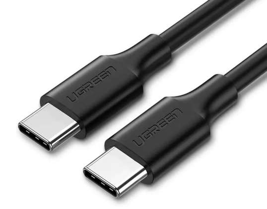 UGREEN USB Type-C lataus- ja tiedonsiirtokaapeli 3A 3m musta (U