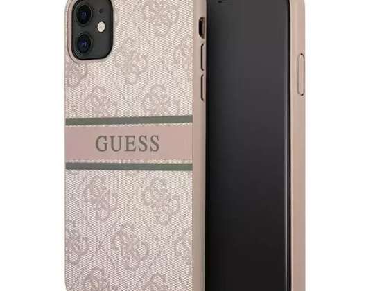 Case Guess GUHCN614GDPI for Apple iPhone 11 6,1" / Xr pink/pink hardc