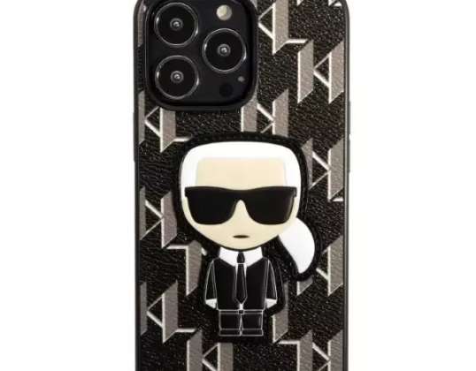 Karl Lagerfeld Housse KLHCP13XPMNIKBK pour iPhone 13 Pro Max 6,7 » étui rigide