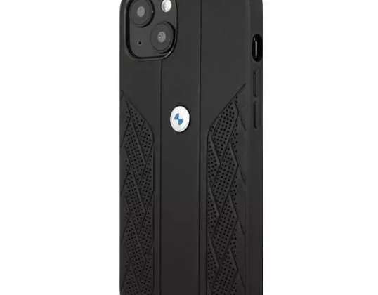 BMW BMHCP13MRSPPK Case for Apple iPhone 13 6,1" hardcase Leather Curve
