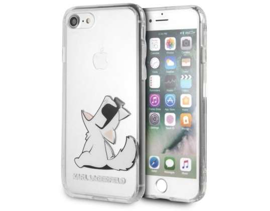 Cazul Karl Lagerfeld Choupette pentru Apple iPhone 7 / 8 clar