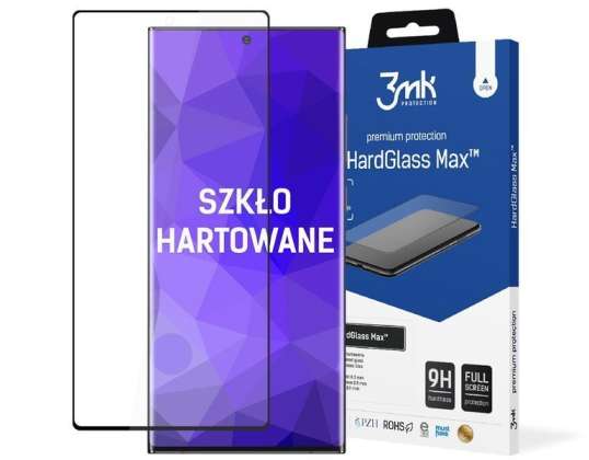 3mk HardGlass Max Glass for Samsung Galaxy Note 20 fingeravtrykk
