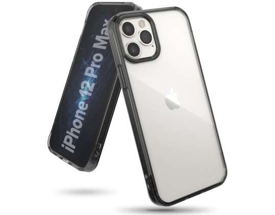 Ringke Fusion ochranné pouzdro pro Apple iPhone 12 Pro Max 6.7 kouřově černé