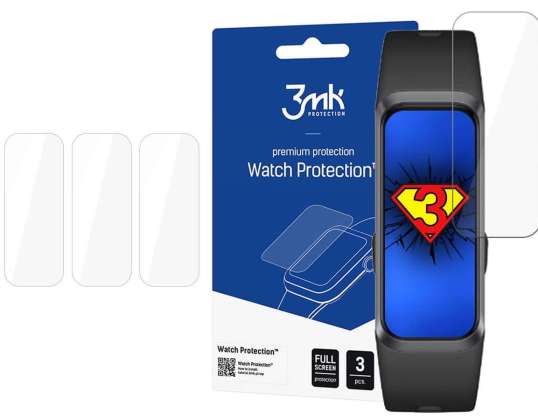 3mk sterke horlogebescherming x3 screen protector voor Huawei Band 4