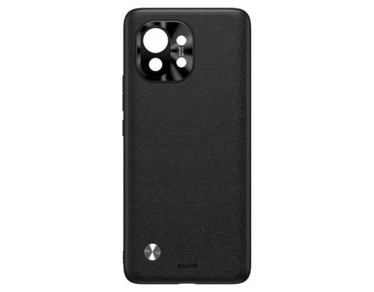 Baseus Alloy Leather Case voor Xiaomi Mi 11 (Zwart)