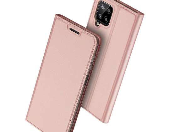 DuxDucis SkinPro Wallet Case for Samsung Galaxy A22 / M22 4G/LTE Rose