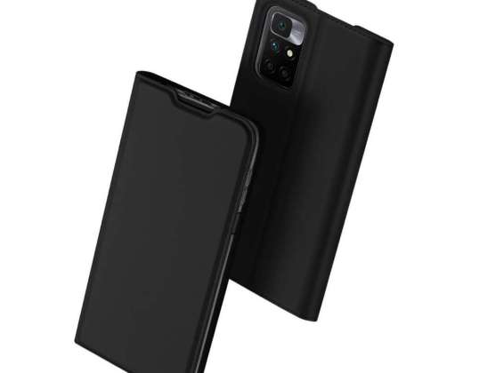 DuxDucis SkinPro wallet case for Xiaomi Redmi 10 Black