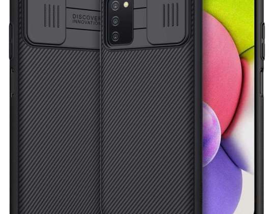 Samsung Galaxy A03s Siyah için Nillkin CamShield Kılıf