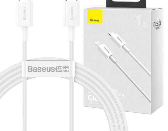 1,5 m Baseus Superior kabelis USB-C C tips C līdz Lightning PD 20W Bi kabelis