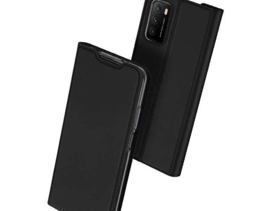 DucDucis SkinPro Flip Case for Xiaomi Redmi 9T / Poco M3 Black