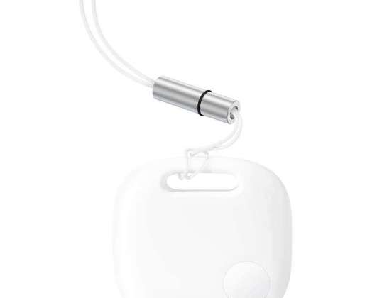 Bluetooth lokátor Baseus T2 Pro so šnúrkou (biely)