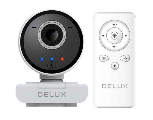 Smart webcam med sporing og indbygget mikrofon