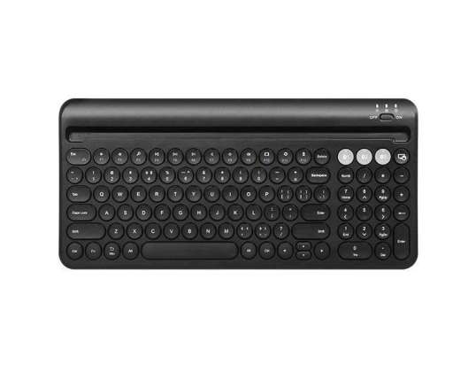 Бездротова клавіатура Delux K2212V BT (чорний)