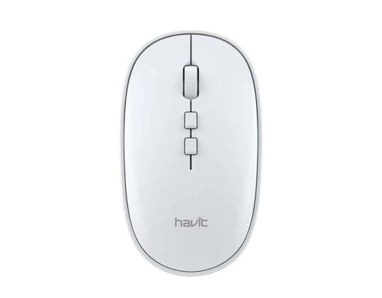 Bezprzewodowa mysz uniwersalna Havit MS79GT  biała